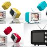 Cyfrowa ramka wyglądająca jak stary telewizor