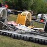 Stracił głowę podczas testowania domowej roboty poduszkowca