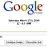 Dodaj datę i godzinę na stronę główną Google