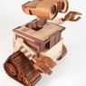 Drewniany Wall-e