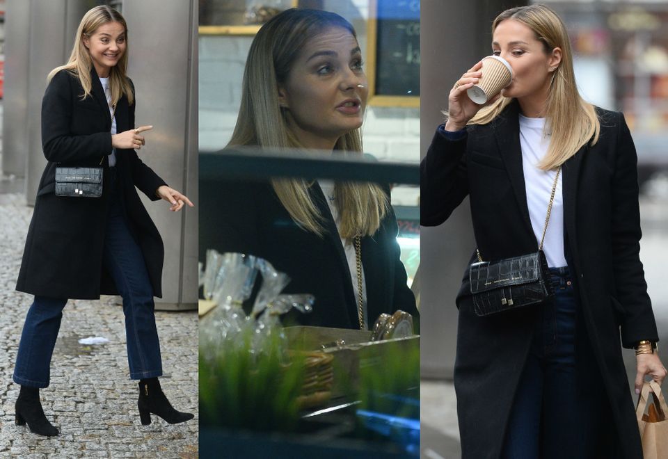 2Uśmiechnięta Małgorzata Socha wychodzi z "Dzień Dobry TVN"