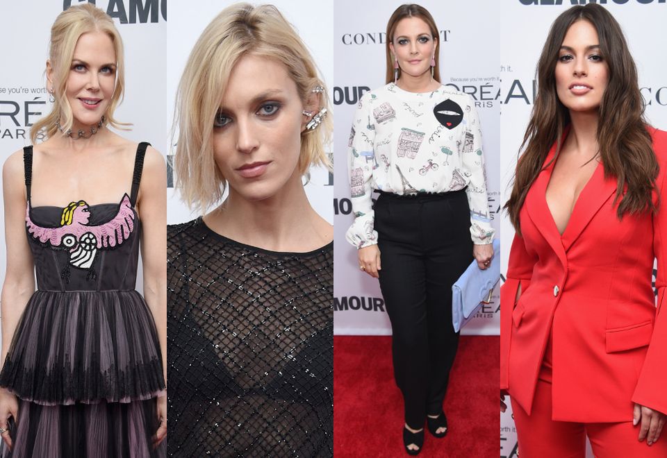 2Nicole Kidman, Anja Rubik, Drew Barrymore i Ashley Graham