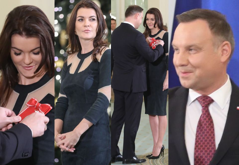 2Radwańska uhonorowana Krzyżem Komandorskim