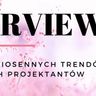 OVERVIEW -  święto polskiej mody w Warszawie!