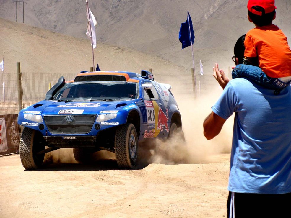 Samochody rajdu Dakar Volkswagen Race Touareg, fot. flickr.com/by 22BB