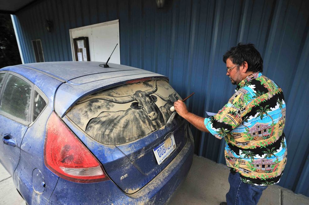 Dzieła sztuki na samochodach Ford Fiesta