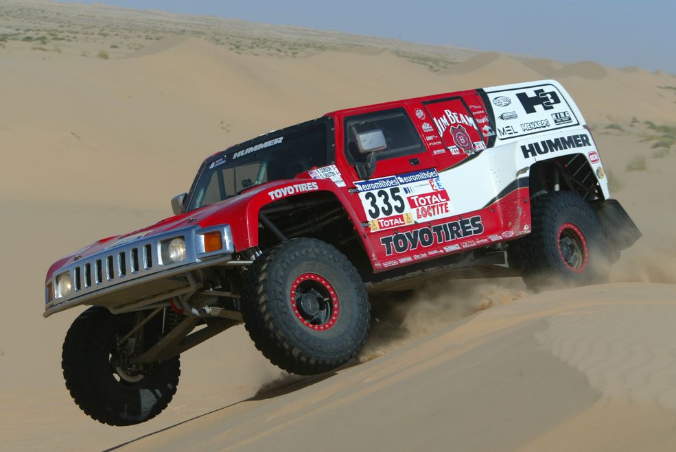 Samochody rajdu Dakar Hummer, fot. WikCommons