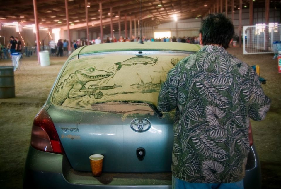 Dzieła sztuki na samochodach Toyota Yaris