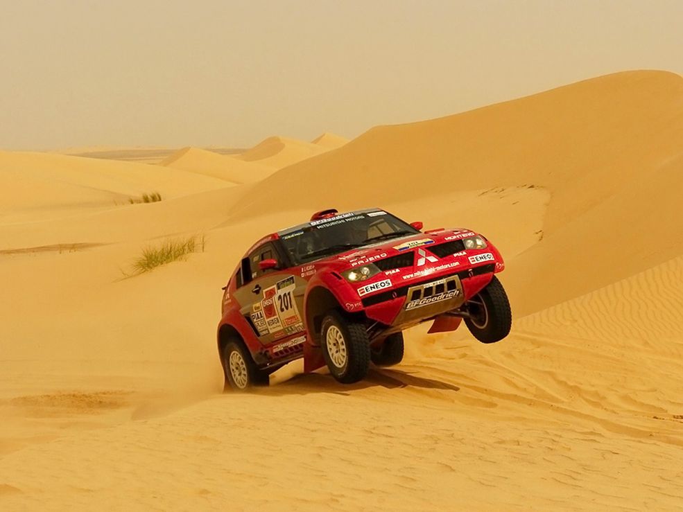 Samochody rajdu Dakar Mitsubishi Pajero