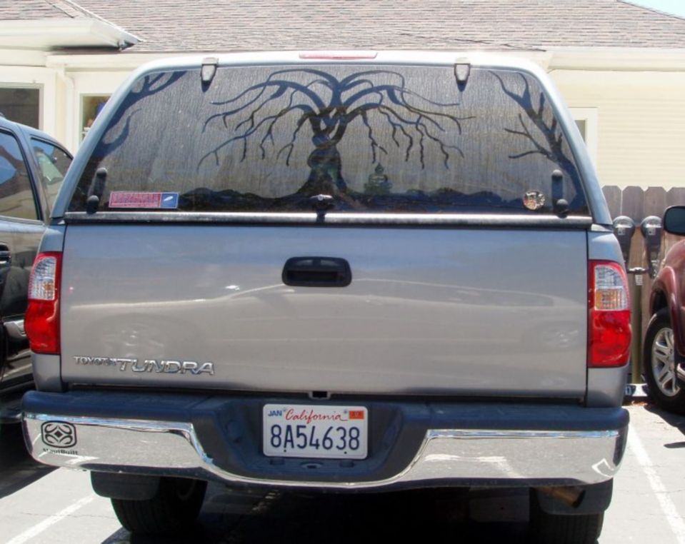 Dzieła sztuki na samochodach Toyota Tundra
