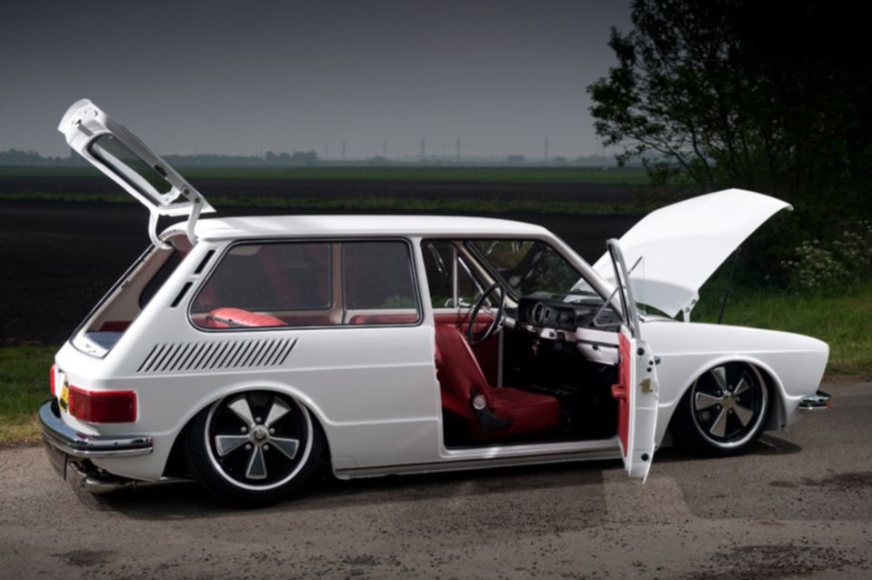 Lowridery: centymetry ponad ulicami Volkswagen Brasilia, fot. tuning.online.pt