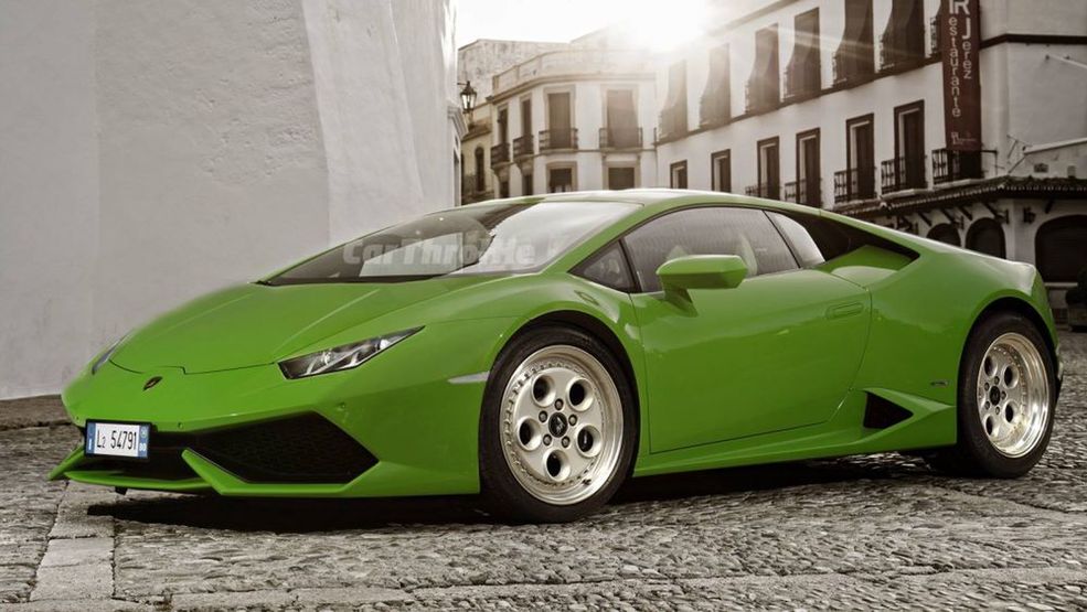 Lamborghini Huracán na felgach z Diablo