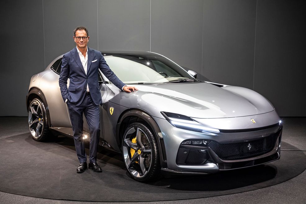 Ferrari Purosangue and its designer Flavio Manzoni