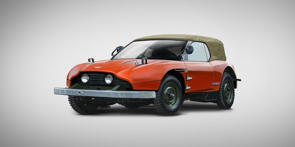 Land Martin DB-fender
Aston Martin DB11 i Land Rover Defender Series 1 w jednym nadwoziu? Klasyczny, pancerny wóz terenowy zmiksowany z nowoczesnym gran turismo? Powiedzmy, że ten zestaw gra równie dobrze wizualnie, co brzmi z nazwy...