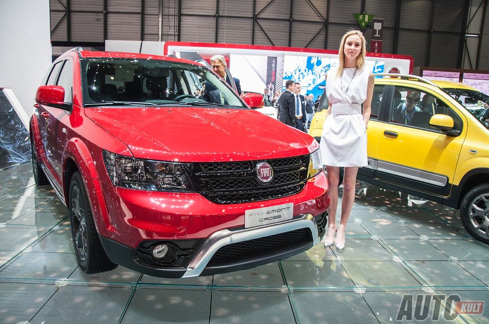 Fiat Freemont Cross na salonie samochodowym w Genewie