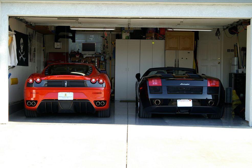 Ferrari F430, Lamborghini Gallardo Spyder (fot. luxury4play.com)