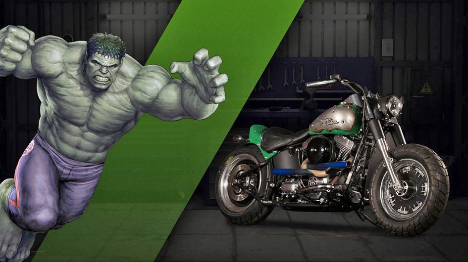 Harley-Davidson Fat Boy Lo "Hulk"