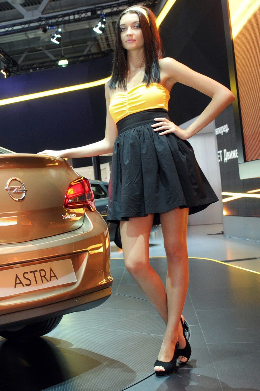 Hostessy z targów motoryzacyjnych w Moskwie (2012)