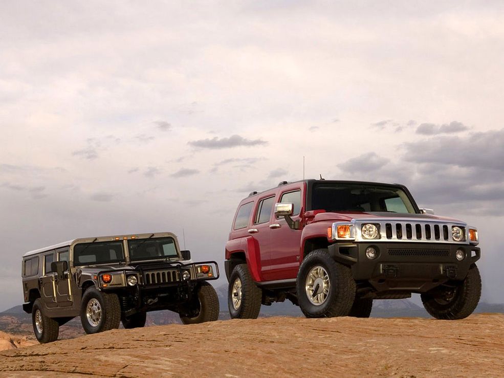 Hummer H1 Wagon i H3 SUV (fot. blogspot.com)