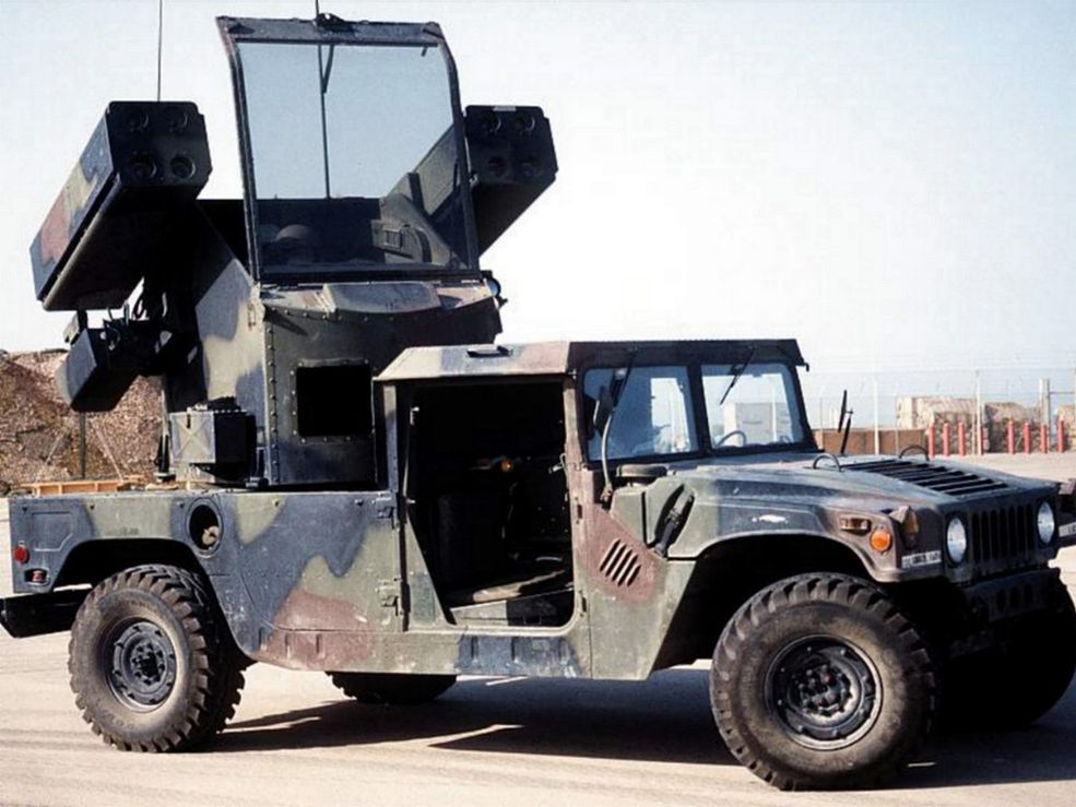 Hummer H1 wyrzutnia rakiet (fot. interia.pl)