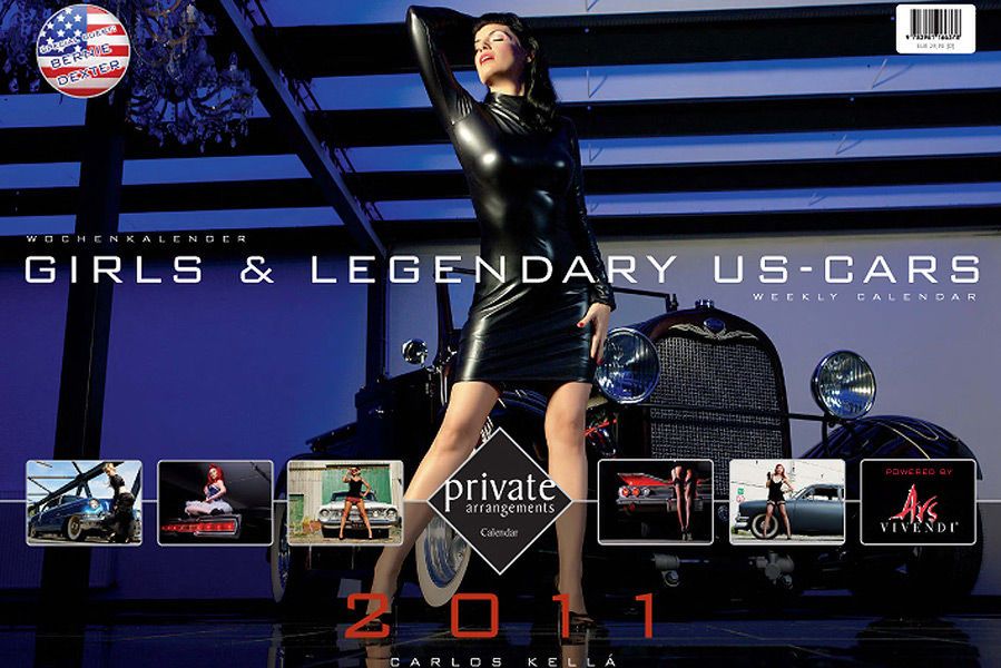 Kalendarz Girls & Legendary US Cars 2011
