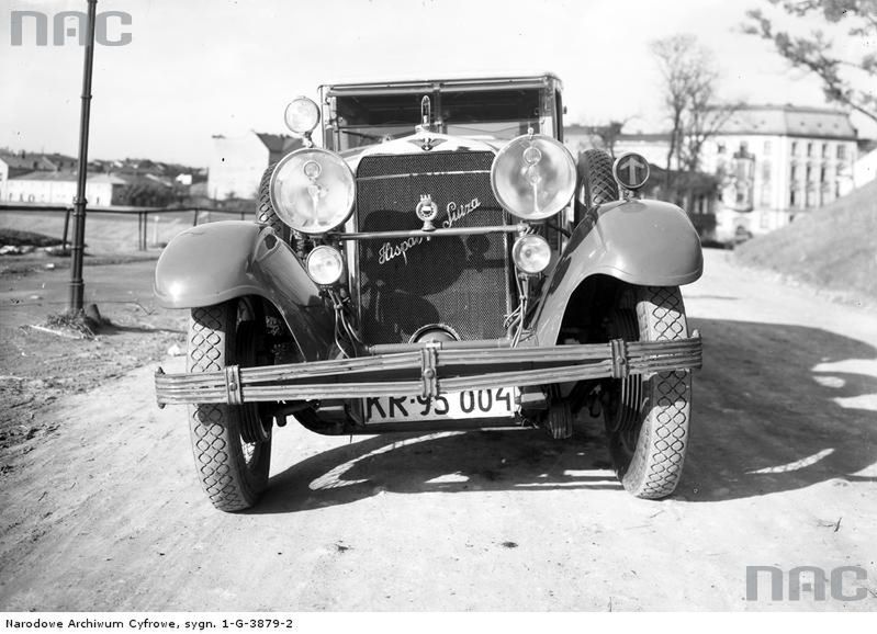 1935
Samochód marki Hispano-Suiza w Krakowie