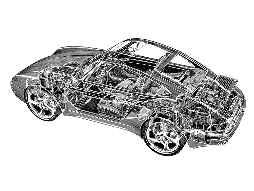 Porsche 911 Carrera 4S 3.6 Coupe (993) (1995)