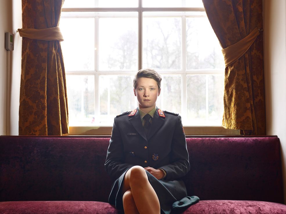 Trzecie miejsce w kategorii - portret z historią (portrait, stories) zdobyło zdjęcie przedstawiające portrety kadetów z najważniejszych uczelni wojskowych w Europie.
