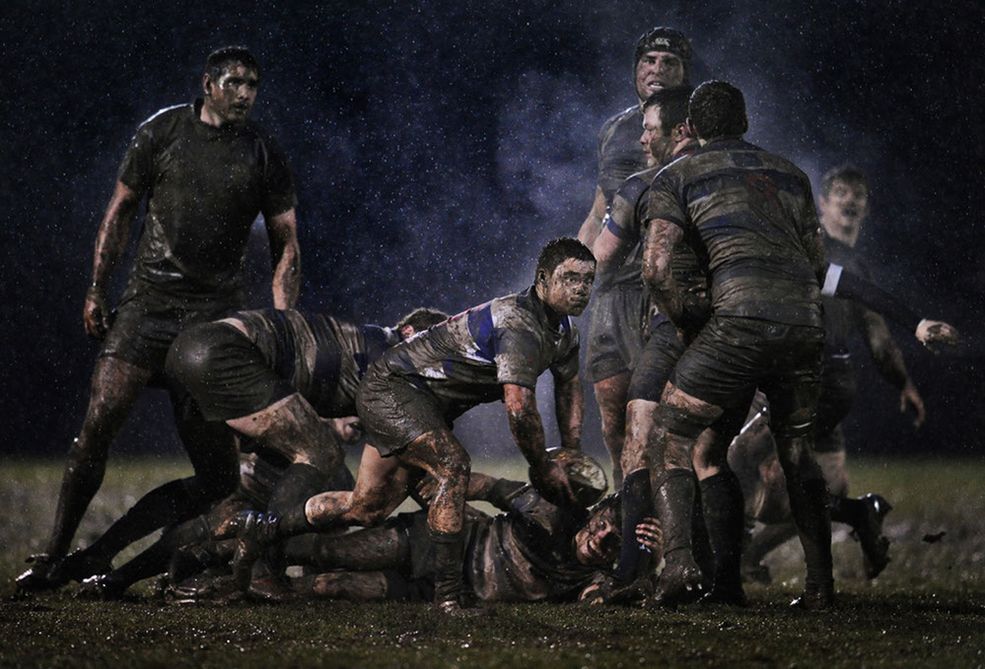 2. miejsce, "Sport" - zdjęcia pojedyncze © Ray McManus, Irlandia, Sportsfile. Mecz rugby Old Belvedere - Blackrock w Dublinie. Irlandia, 5 lutego 2011 r.