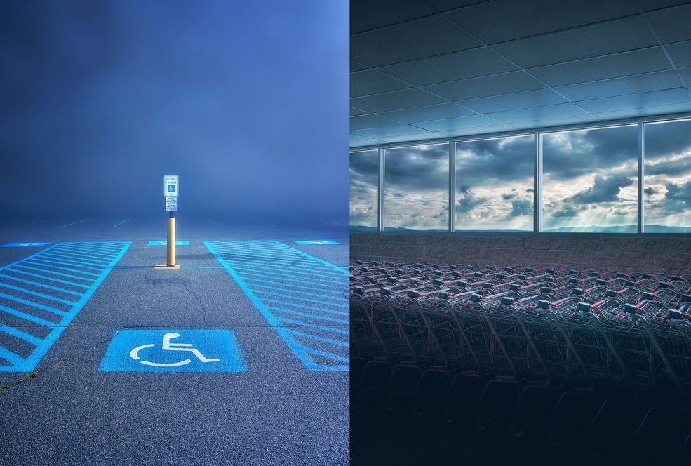 Podczas fotografowania nie śpieszy się, dzięki czemu ma czas na uchwycenie dokładne tego, co sobie zaplanował. W serii "Nightime" odszukuje miejsca, w których nie ma ludzi, dlatego wybrał fotografowanie nocą, kiedy nie musi się martwić, że ktoś mu przeszkodzi.