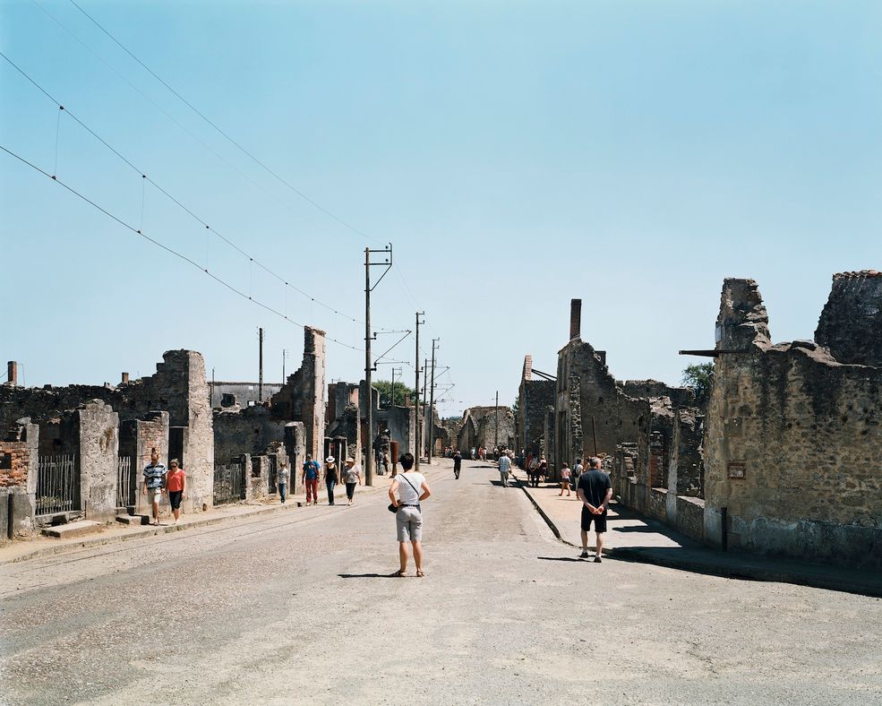 Wioska Oradour-sur-Glane zniszczona podczas II Wojny Światowej