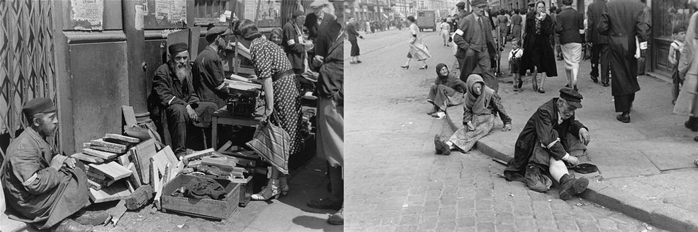 Getto warszawskie zostało zlikwidowane po powstaniu w maju 1943. Po wywiezieniu pozostałych przy życiu mieszkańców do Treblinki, zabudowa została zburzona przez Niemców.