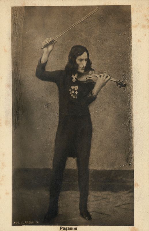 Niccolo Paganini, 1890 r. Autor nieznany