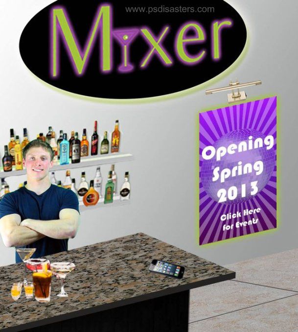 3 Pierwszy na świecie bar z alkoholem w 2D - z psdisasters.com