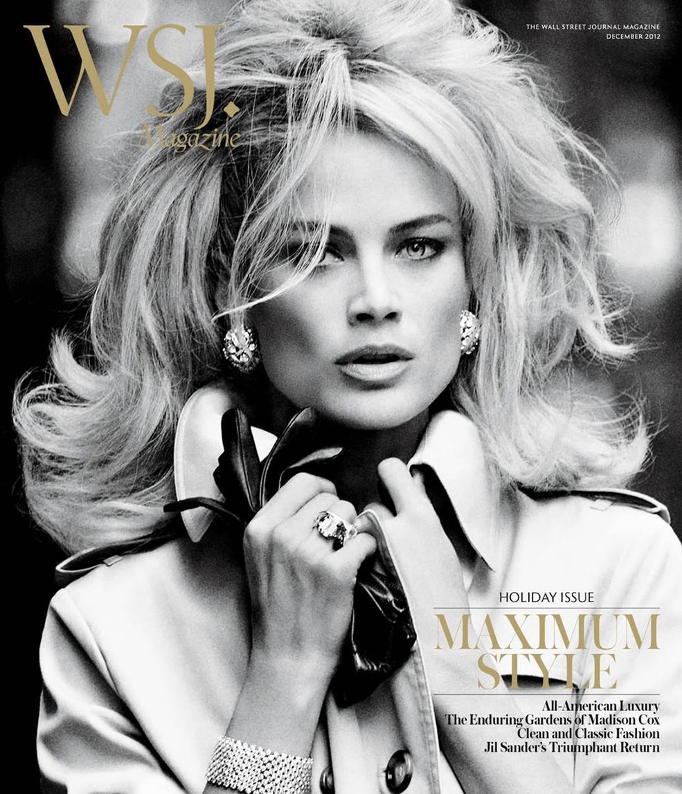 Miejsce 7 - Carolyn Murphy Okładka magazynu WSJ, fot. Daniel Jackson