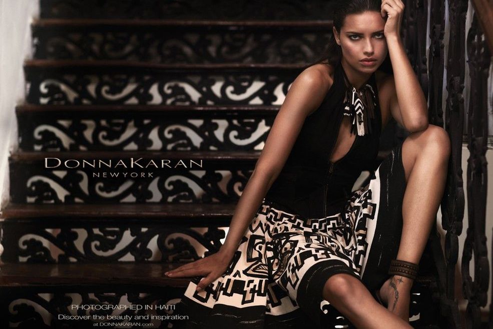 Miejsce 3 - Adriana Lima Kampania dla marki Donna Karan, fot. Russell James