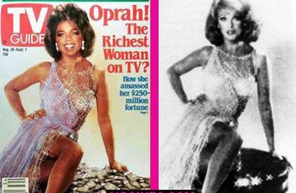 1989 / 1990 r. Magazyn TV Guide pozwolił sobie przeszczepić głowę Oprahy Winfrey do ciała Ann-Margret.