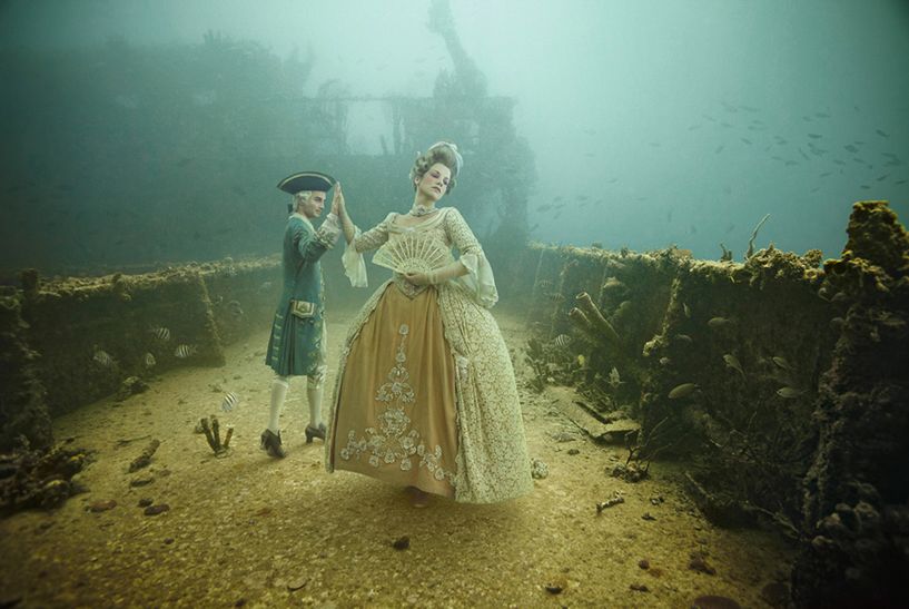 3 Bujność i bogactwo życia na zatopionym statku skojarzyło mu się z Europą XVIII wieku - epoką wystawnego stylu rokoko.
© Andreas Franke