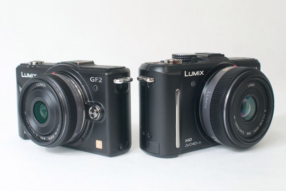 Filmy Lumix GF2 rejestruje filmy Full HD o rozdzielczości 1920 x 1080 i60 oraz 1920 x 1080 p30 przy wykorzystaniu kodowania AVCHD. GF1 oferował jakość HD 720p.