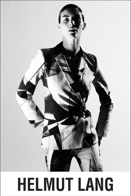 Miejsce 6 - Hilary Rhoda Kampania dla marki Helmut Lang. Fot. Daniel Jackson