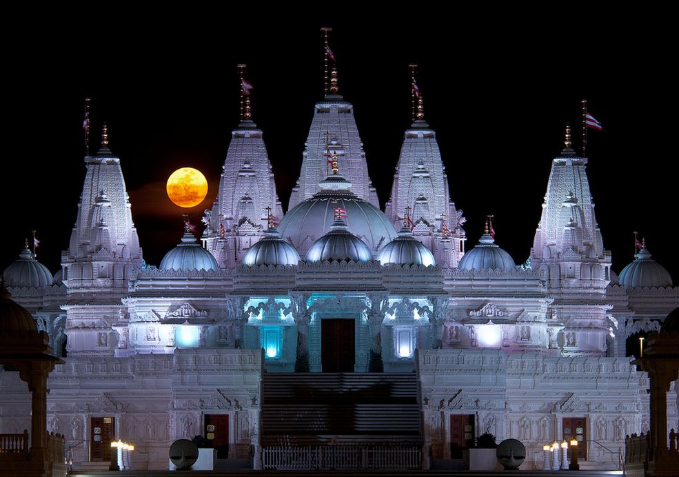 BAPS Shri Swaminarayan Mandir, okolice Atlanty w USA Fot. JLMphoto
/ Flickr