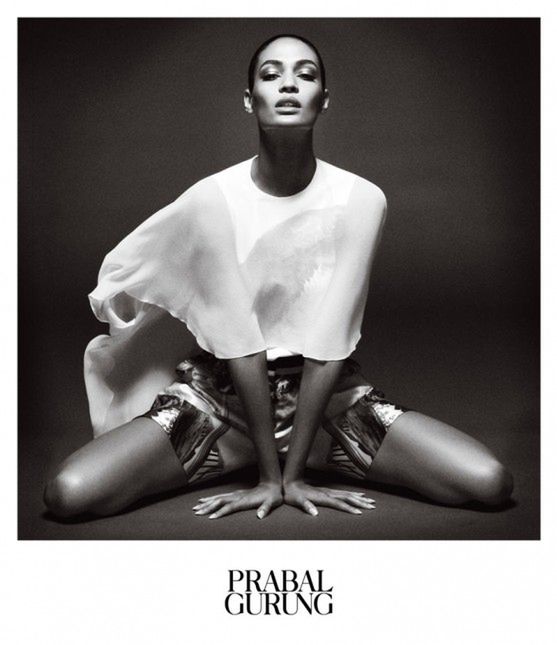 Miejsce 8 - Joan Smalls Kampania dla marki Prabal Gurung, fot. Daniel Jackson