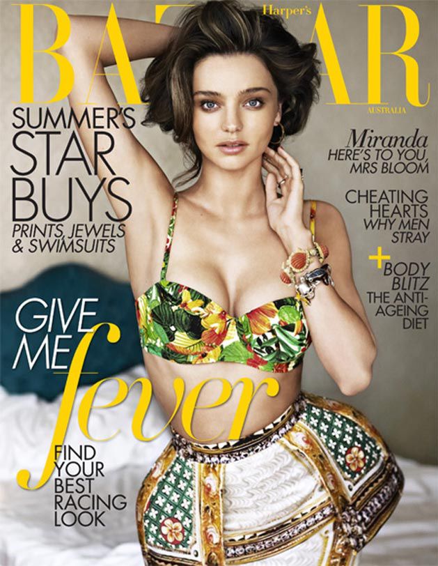 Miejsce 2 - Miranda Kerr Okładka "Harper's Bazaar", fot. Simon Lekias
