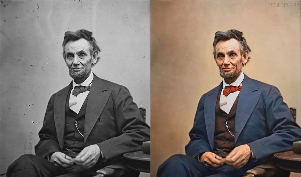5 Znana fotografia Abrahama Lincolna, fot. Prints and Photographs Division, Library of Congress, Washington, D.C. Więcej zdjęć: TUTAJ.