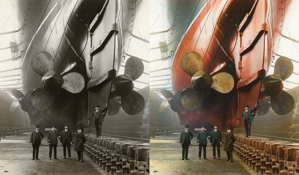 3 Zdjęcie wykonane w Canada Dock (Liverpool) w 1909 r. Fot. 'Tyne & Wear Archives & Museums". Więcej zdjęć: TUTAJ.