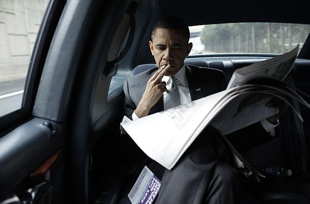 Fot. Callie Shell, President Obama: One Year in Office "Myślę, że odwaliliśmy kawał roboty w tym mieście, nie będąc przez nie całkowicie pożartym" - Barack Obama dla magazynu "Time".
http://www.time.com/time/photogallery/0,29307,2036245_2217562,00.html