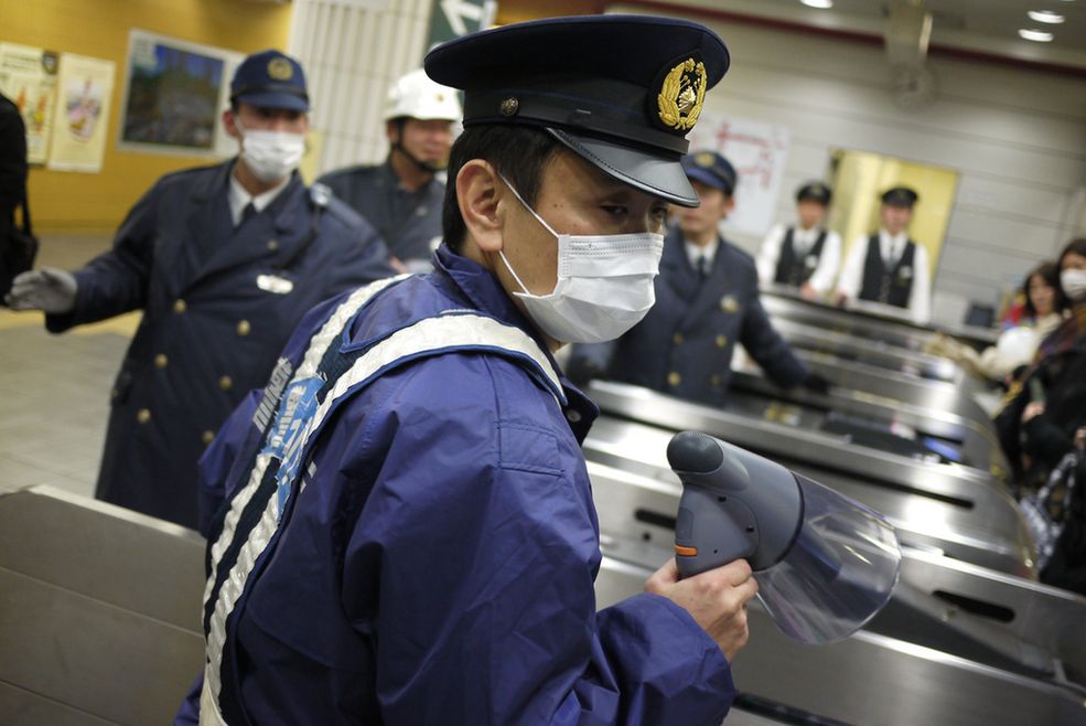Ewakuacja metra w Tokio