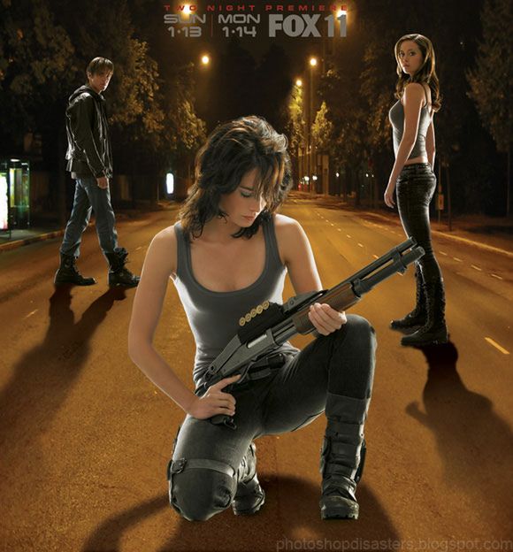 Sarah Connor "Mój magiczny shotgunie, chyba tylko ty jesteś prawdziwy w tym miejscu..." Źródło: