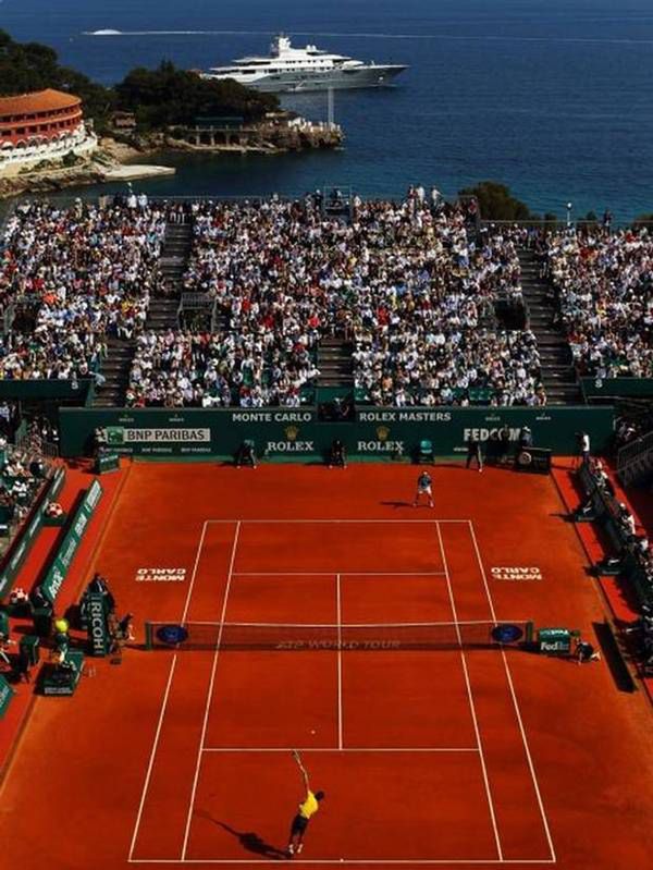 11 Mecz Rafael Nadal - David Ferrer w finale ATP Masters Series Tennis w Monte Carlo Country Club. Fot. Julian Finney, Getty Images