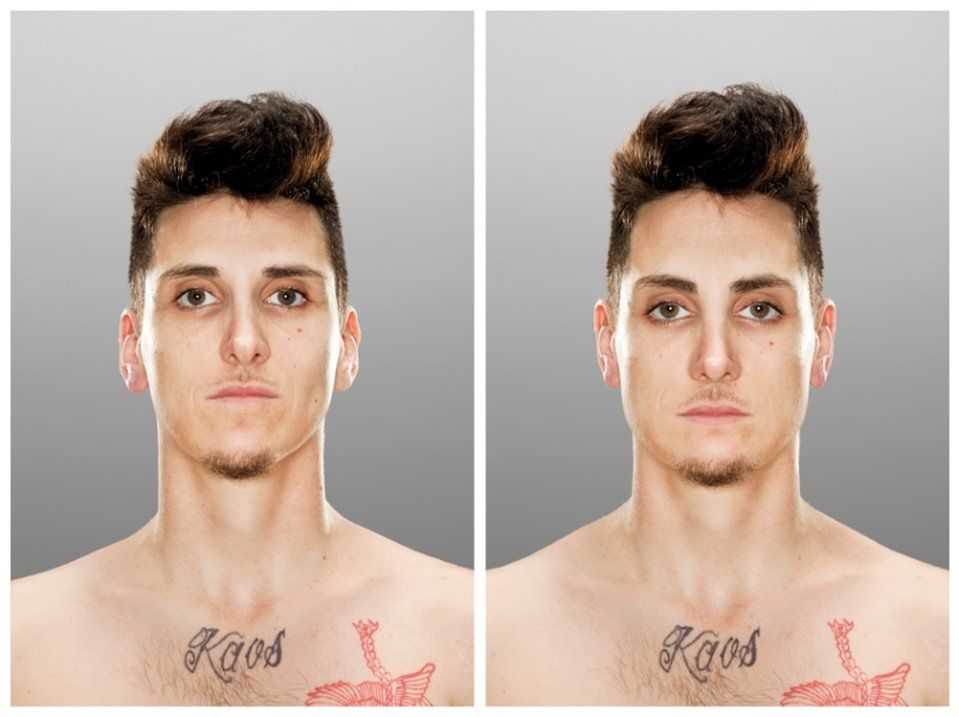 Z poziomu modela/modelki fotografowi udało się uchwycić niemal portret idealny.